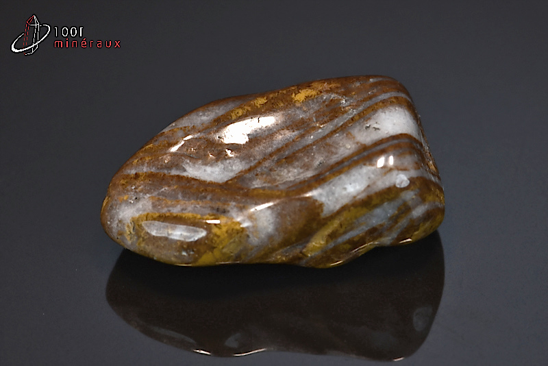 Jaspe chocolat poli - Namibie - pierres roulées 3,7 cm / 19g / BF595