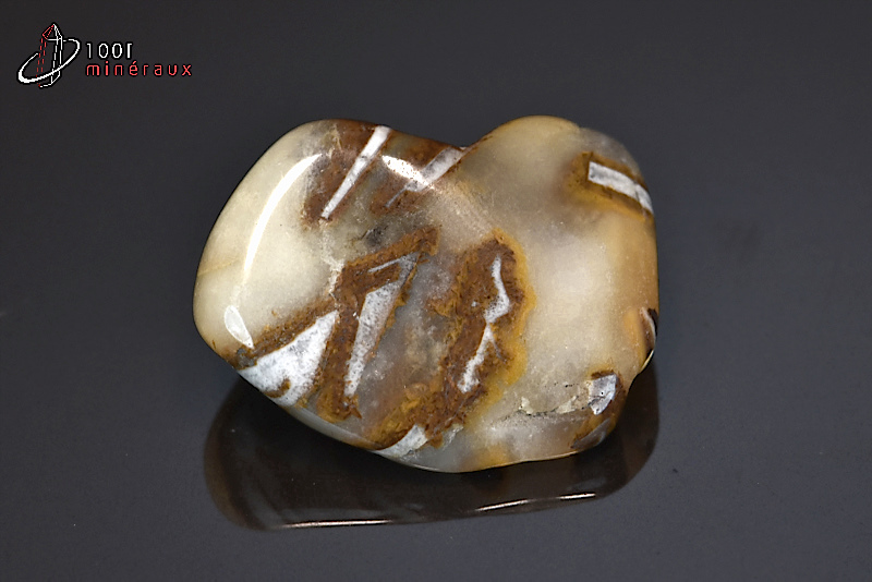 Jaspe chocolat poli - Namibie - pierres roulées 3,4 cm / 20g / BF596