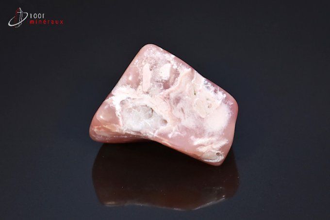 pierre d'opale rose polie