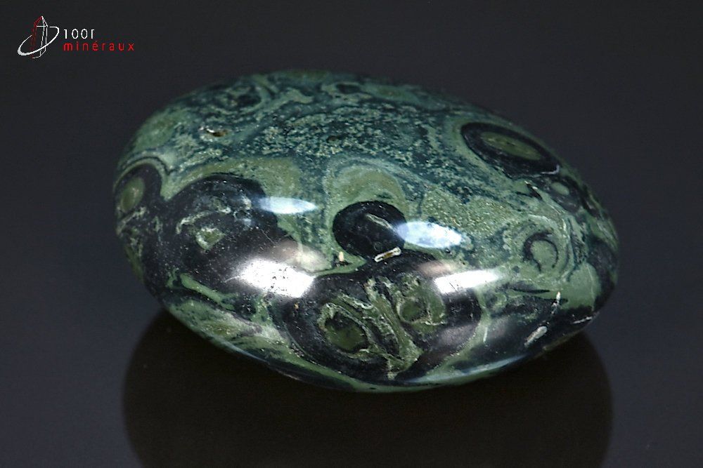 Jaspe Kambala galet poli - Madagascar - pierres polies 5,8 cm / 109g / BF880