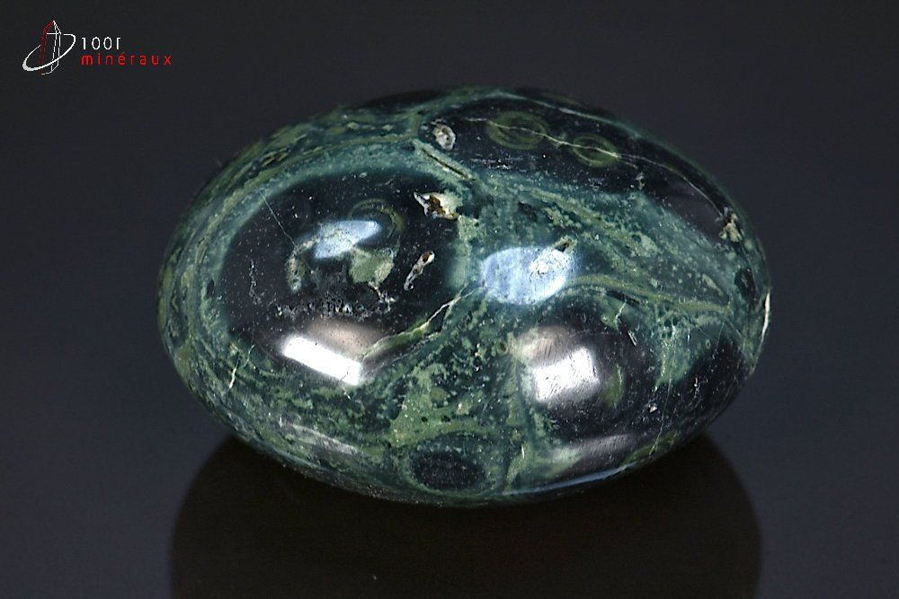 Jaspe Kambala galet poli - Madagascar - pierres polies 5,4 cm / 109g / BF881