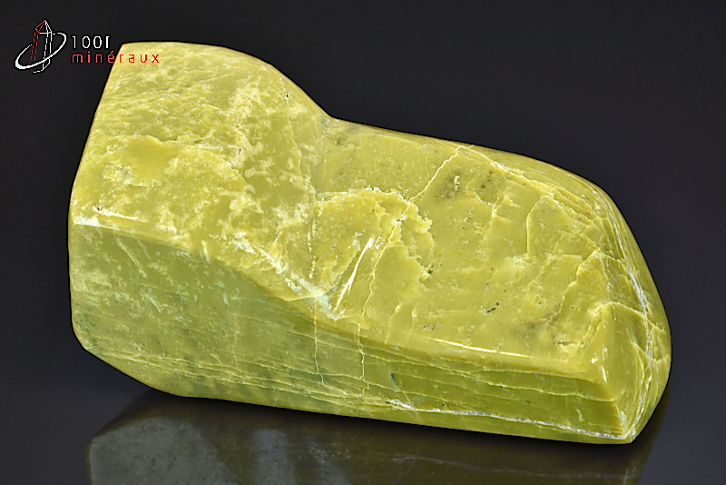 Serpentine polie en forme libre - Pakistan - minéraux polis 14,2 cm / 751g / BG201