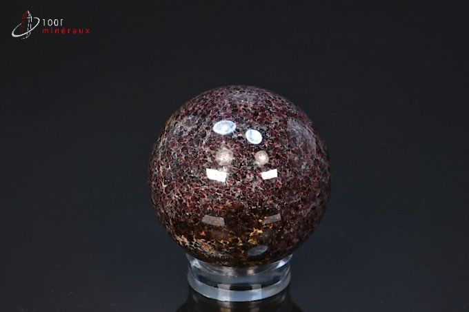 sphere grenat mineraux