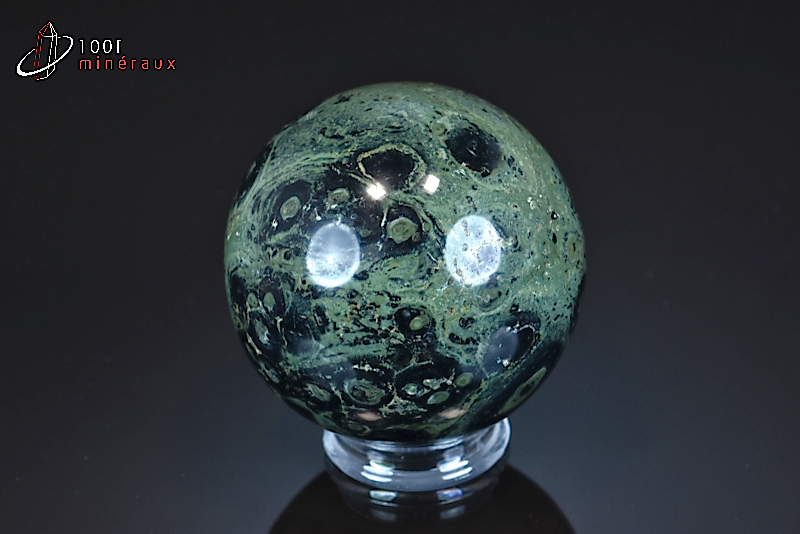 Sphère polie de Jaspe Kambala - Madagascar - Sphère polie 7,8 cm / 701g / BG240