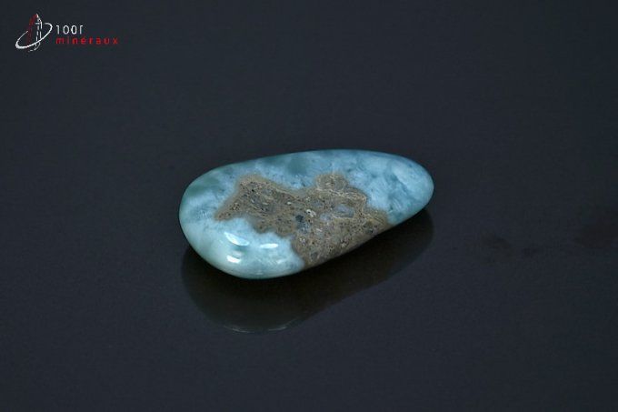 Larimar poli - République Dominicaine - pierres polies 3 cm / 7g / BG296
