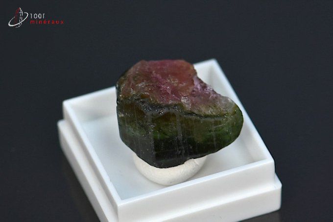 tourmaline melon d'eau ou elbaite