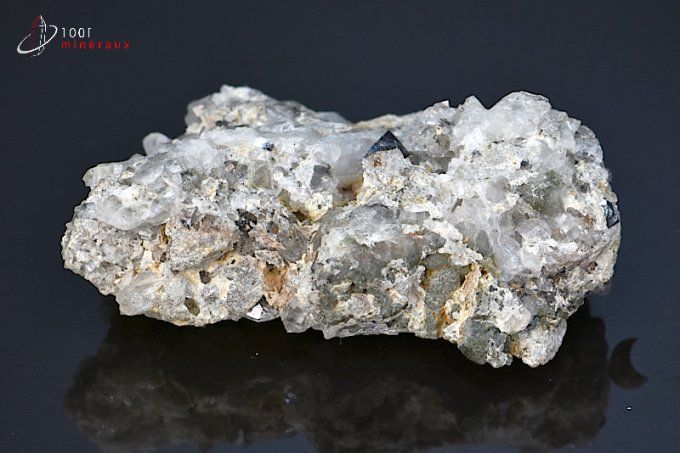 cristaux anatase sur quartz