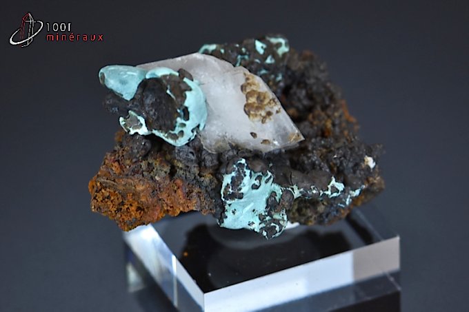 rosasite-calcite-mineraux-cristaux