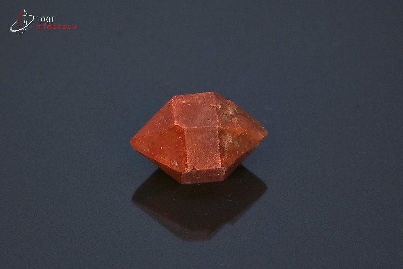 Hyacinthe ou Zircon rouge - Espagne - minéraux à cristaux 1,8 cm / 2,9g / BJ575