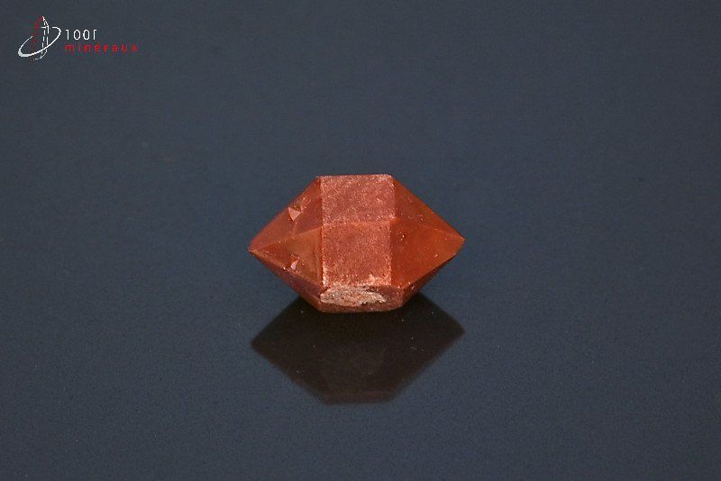 Hyacinthe ou Zircon rouge - Espagne - minéraux à cristaux 1,6 cm / 1,8g / BJ576