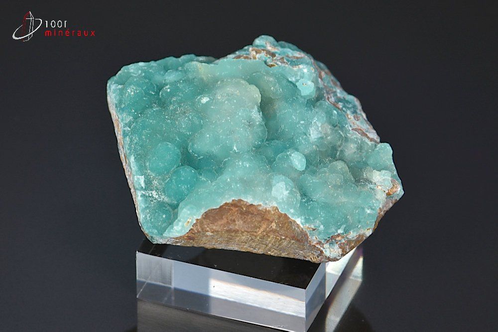 Hémimorphite bleue - R.D. Congo - minéraux à cristaux 4,2 cm / 54g / BJ837