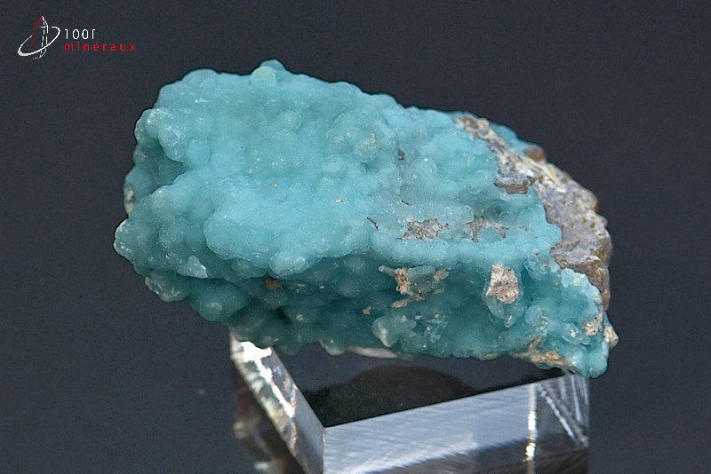 Hémimorphite bleue - R.D. Congo - minéraux à cristaux 5,2 cm / 57g / BJ838