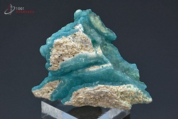 Hémimorphite bleue - R.D. Congo - minéraux à cristaux 5,5 cm / 60g / BJ839