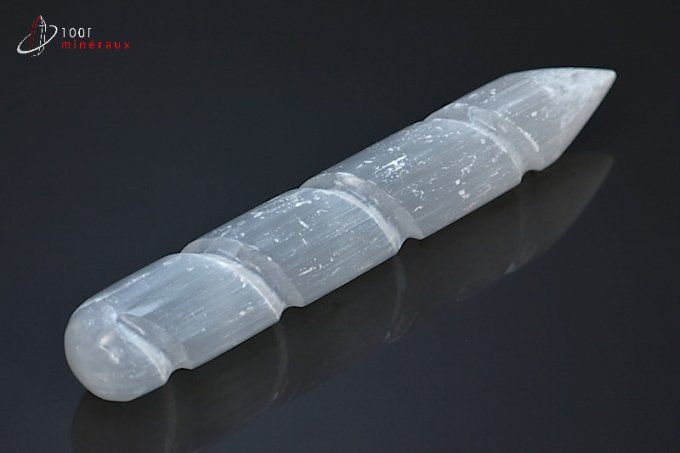 baton de massage en selenite