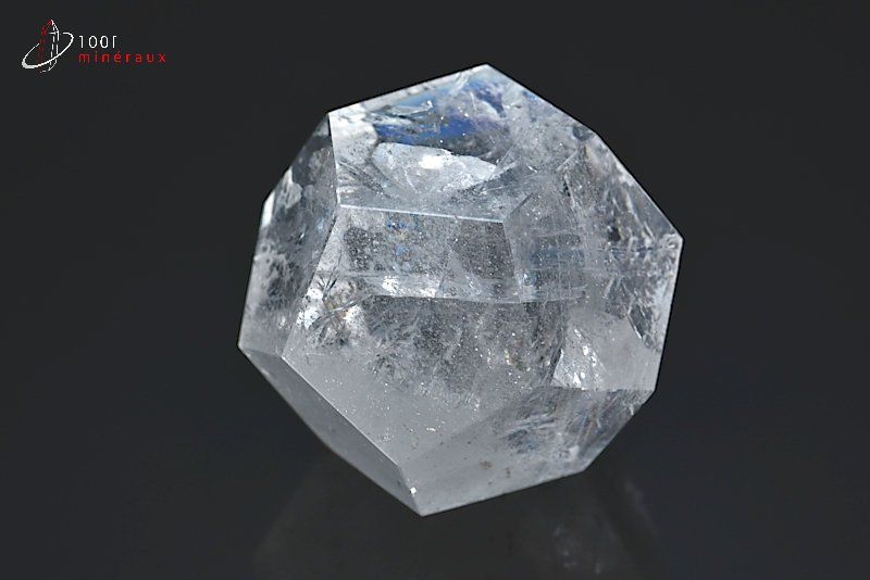 Dodécaèdre en Cristal de roche poli - Brésil - minéraux polis 5,9 cm / 214g / BK594
