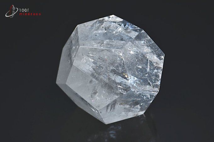 dodecaedre en cristal de roche