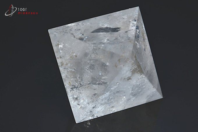 octaedre en cristal de roche