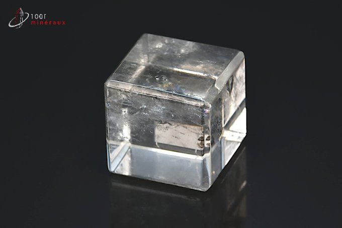 cube en cristal de roche