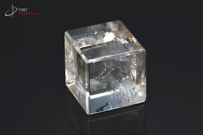 cube en cristal de roche