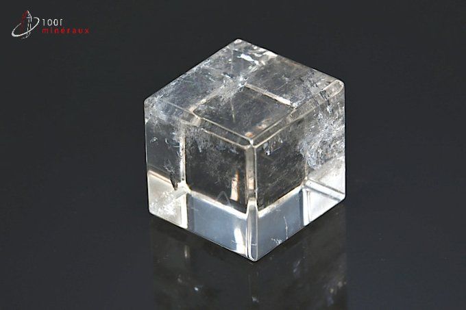 cube en cristal de roche