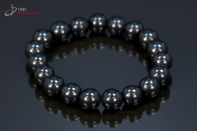 bracelet en shungite perles 10mm