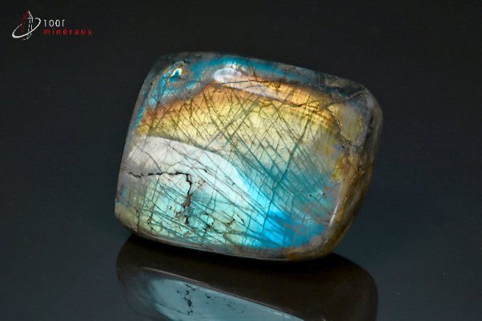 labradorite polie en forme libre