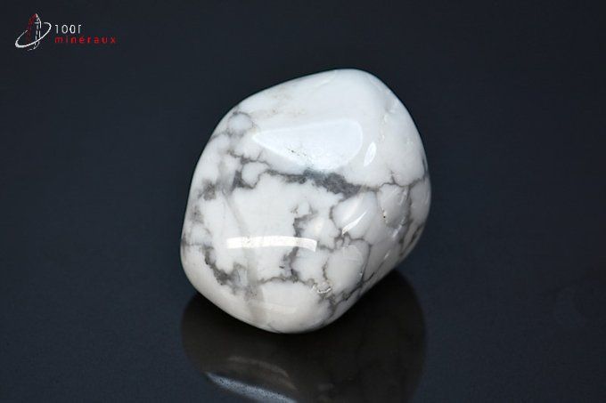 pierre de howlite polie