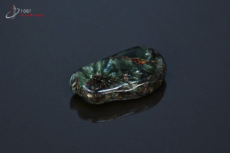 Séraphinite polie - Russie - pierres polies 2,5 cm / 3g / BK683