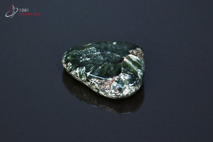 Séraphinite polie - Russie - pierres polies 2,4 cm / 4g / BK685