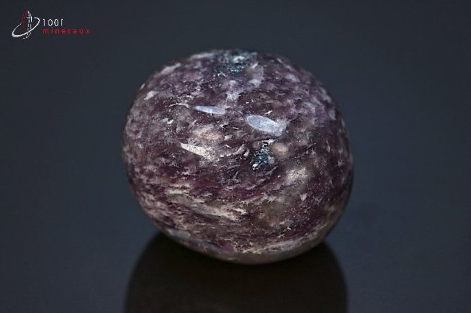 Lépidolite polie galet