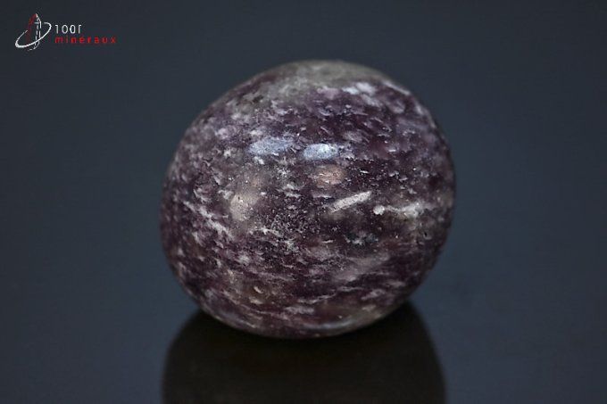 Lépidolite polie galet