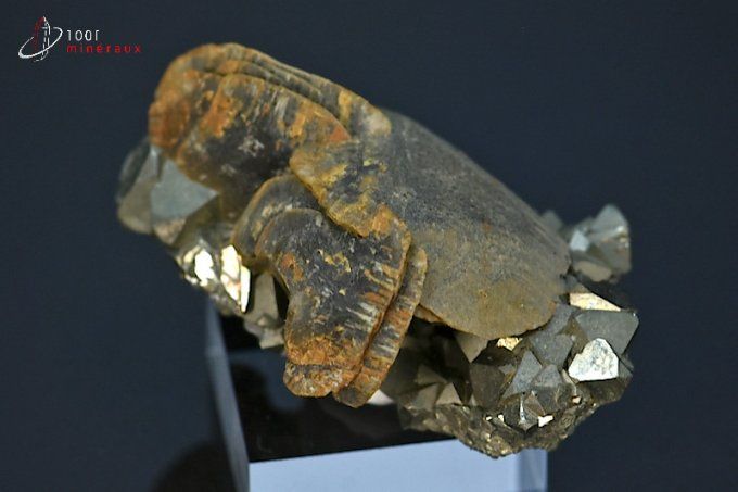 siderite pyrite octaedrique