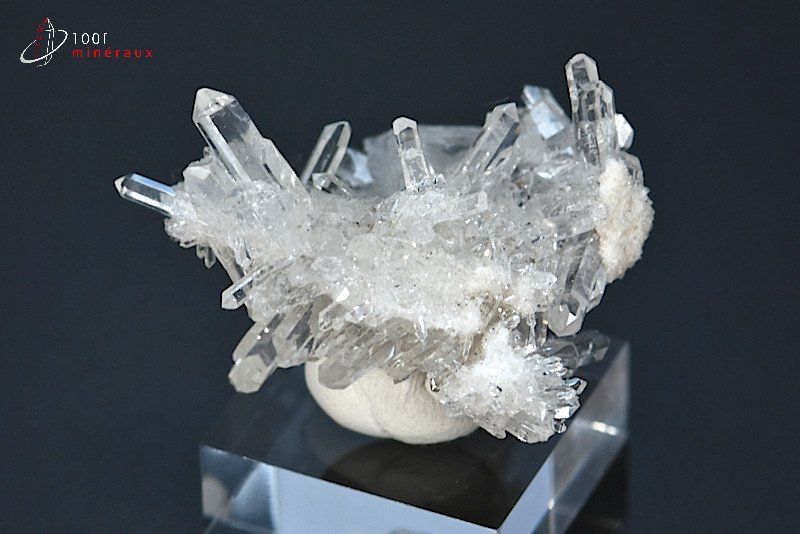 Cristal de roche cristallisé - Brésil - minéraux à cristaux 3,8 cm / 14g / BK921