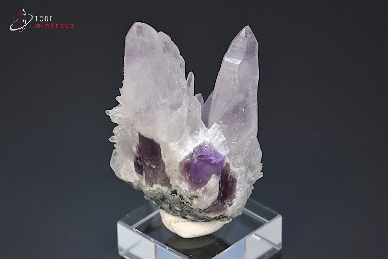 Quartz Améthyste - Bulgarie - minéraux à cristaux 5,8 cm / 52g / BK947