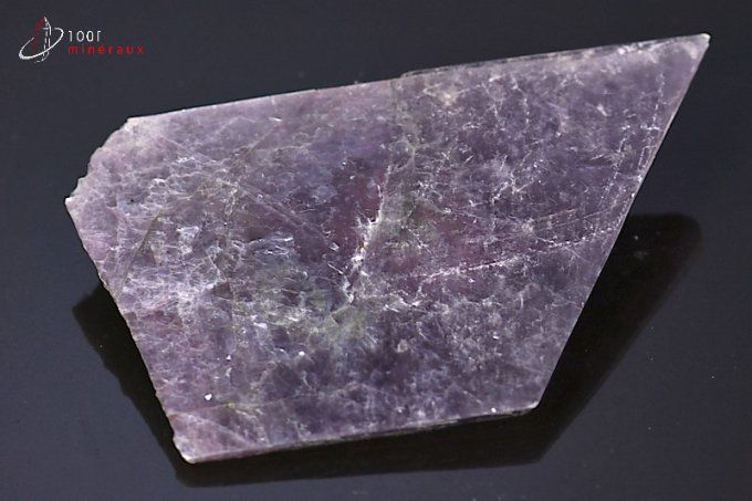 plaque de lepidolite mineraux