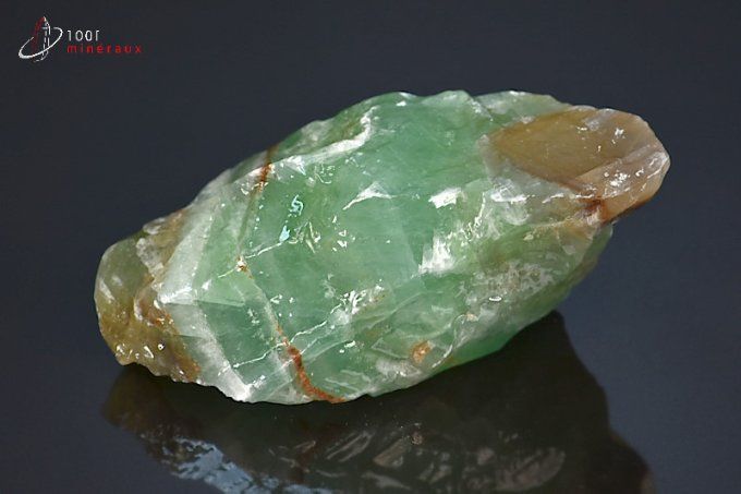 mineral de calcite verte brute