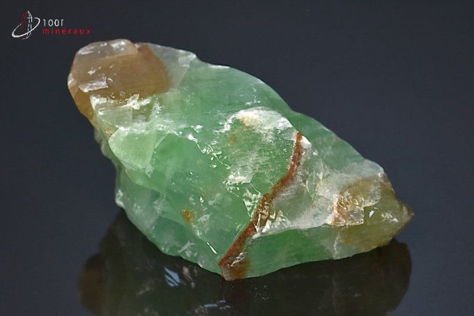 mineral de calcite verte brute