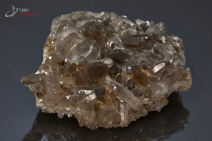 cristaux de quartz fume