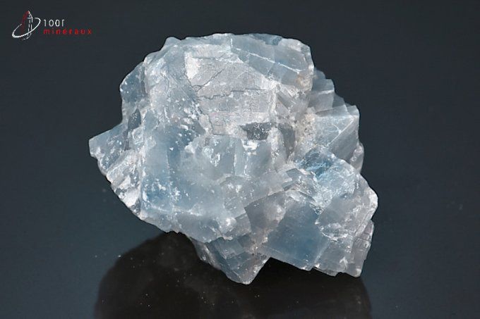 calcite brute bleue minerale