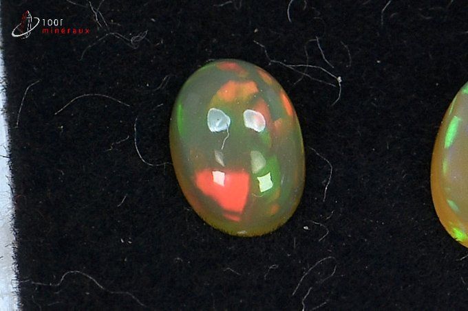 2 specimens d'opale doublet