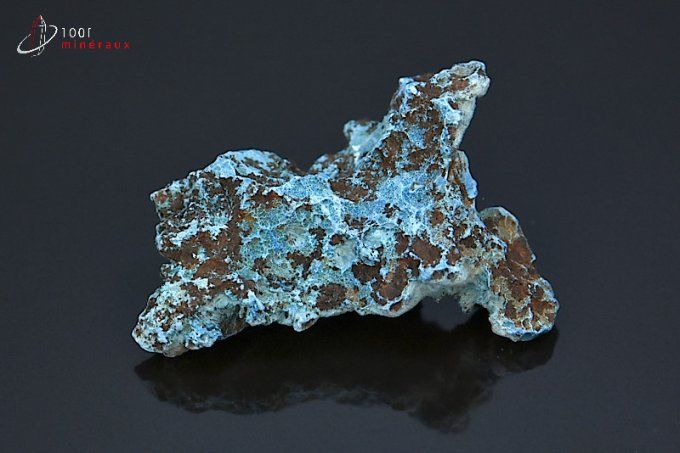 Shattuckite - R.D. Congo - minéraux à cristaux 3,6 cm / 8g / BL4