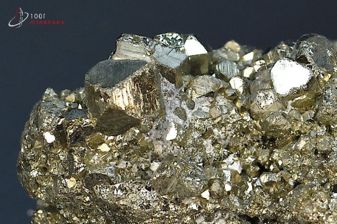 pyrite cristallisee mineraux