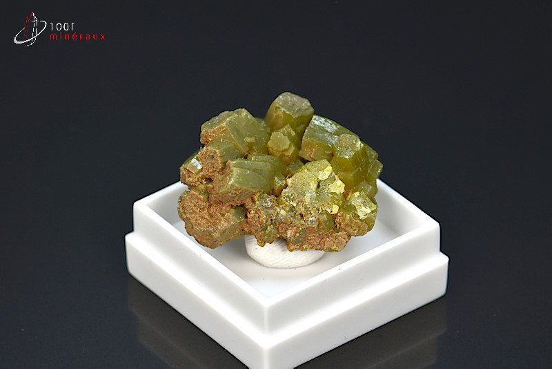 Pyromorphite verte - France - minéraux à cristaux 2,2 cm / 13 g / BL531