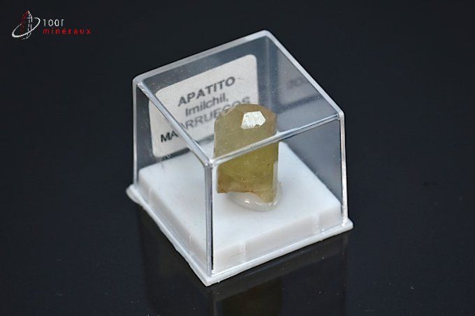 cristal d'apatite jaune