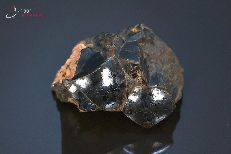 Hématite mamelonnée - Maroc - minéraux à cristaux 4,8 cm / 118g / BL71