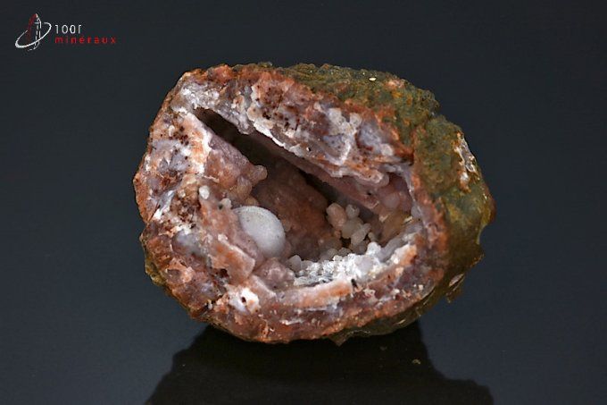 calcedoine rouge quartz