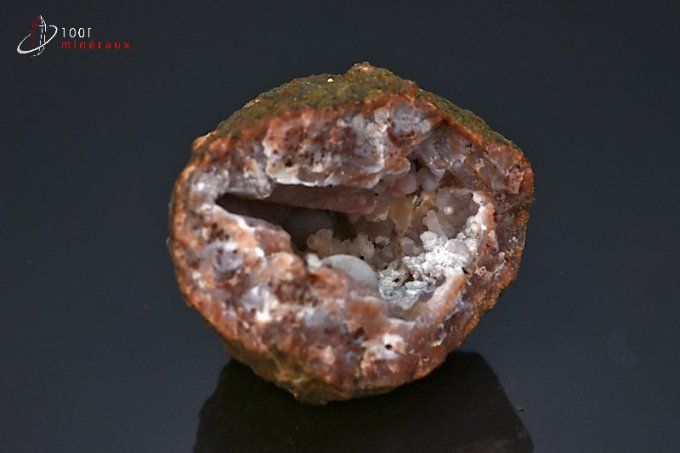 calcedoine rouge quartz