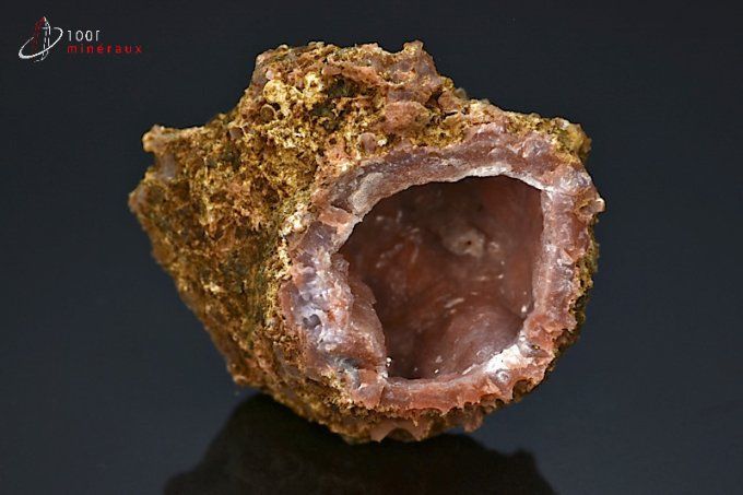 calcedoine rouge quartz