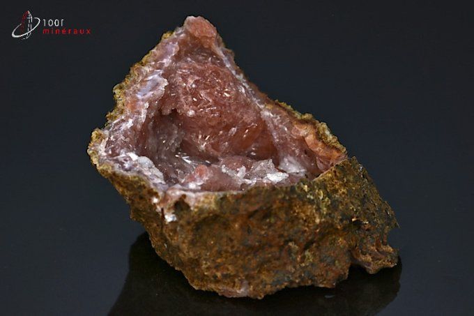 Calcédoine rouge - Maroc - minéraux à cristaux 7,1 cm / 87g / BL735