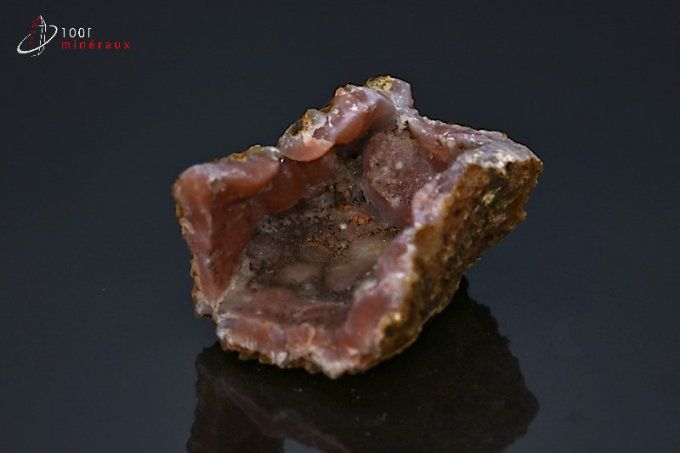 calcedoine rouge quartz